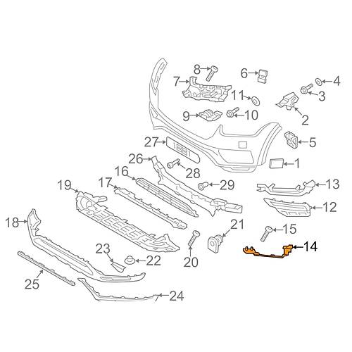 XC90 Sis Far Braketi Sa� 2016-2019