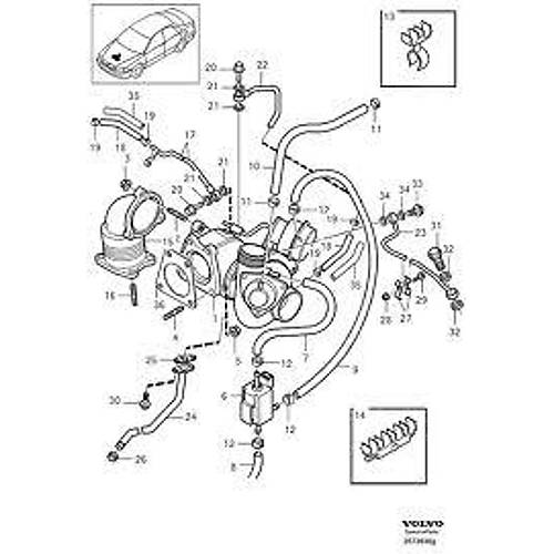 S40 V40 Turbo Ya�lama Borusu (Turbodan Motora Giden)