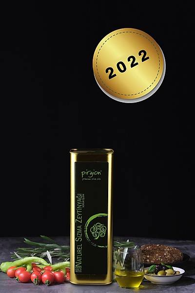 2022 Hasat Yl Altn Madalya dll lk Hasat Tekir ve ekite Tr FLTRESZ Souk Skm Natrel Szma Zeytinya 2 Litre