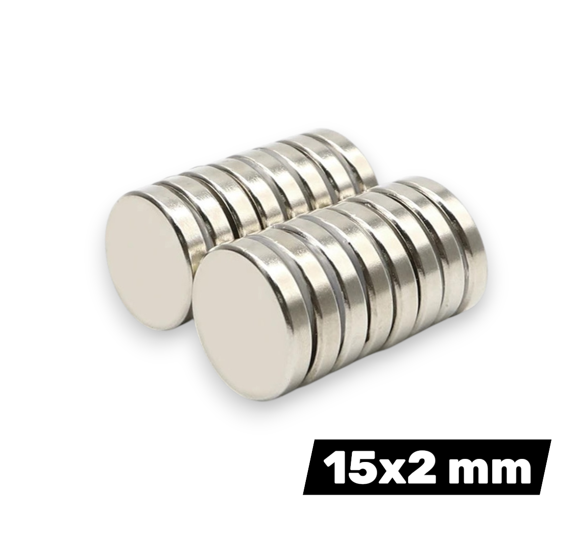 Gizli Mıknatıs 15x2 mm - 1 Adet - Deri Hobi