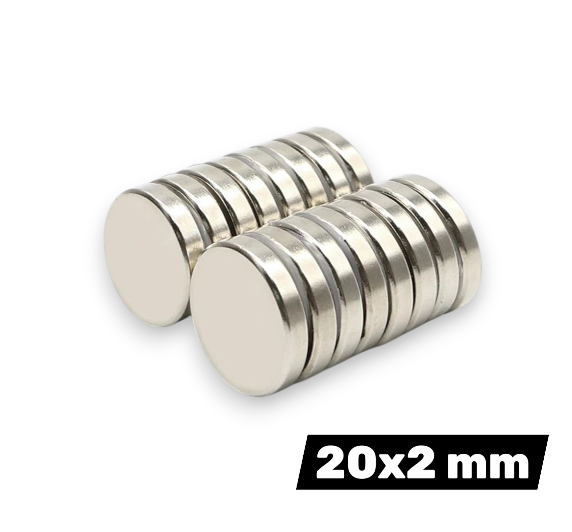 Gizli Mıknatıs 20x2 mm - 1 Adet - Deri Hobi