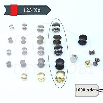 Toptan ift Kapak 123 No Perin/Rivet - 1000 Takm