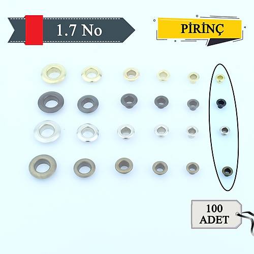 Pirin 1.7 No Kugz 100 lu- Pulsuz - Deri Hobi