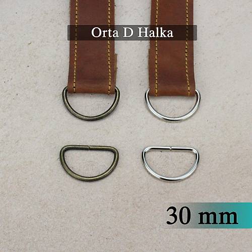 D Halka 3 cm - Orta Kaln - Deri Hobi