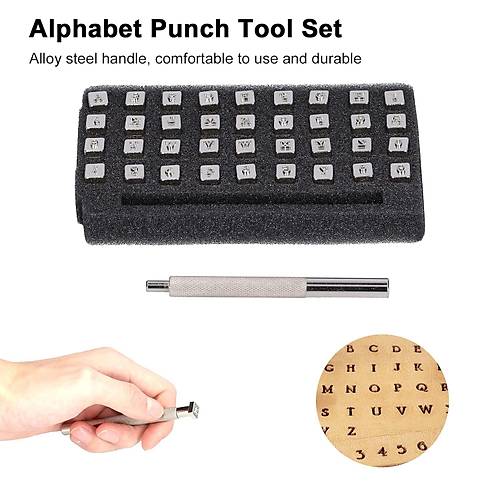 Harf Seti - 4 mm - Deri Hobi