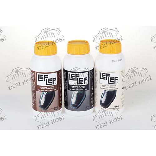 Leflef - Son Kat Cila - Deri St 500 gr - Deri Hobi