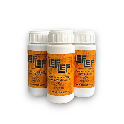 Leflef - Son Kat Cila - Deri St 100 ml - Deri Hobi