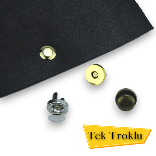 Troklu Mknats 14 mm - 10 Takm - Deri Hobi