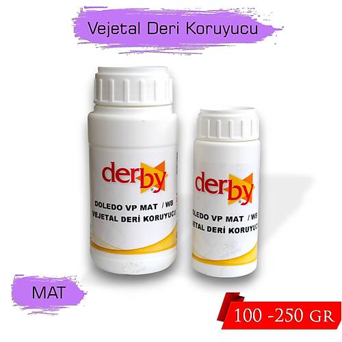 Mat- Derby Doledo VP / WB - Su Bazl Vejetal Deri Koruyucusu - Deri Hobi