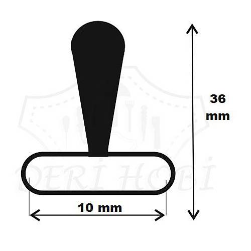 Mini Kanca 1 cm - Deri Hobi