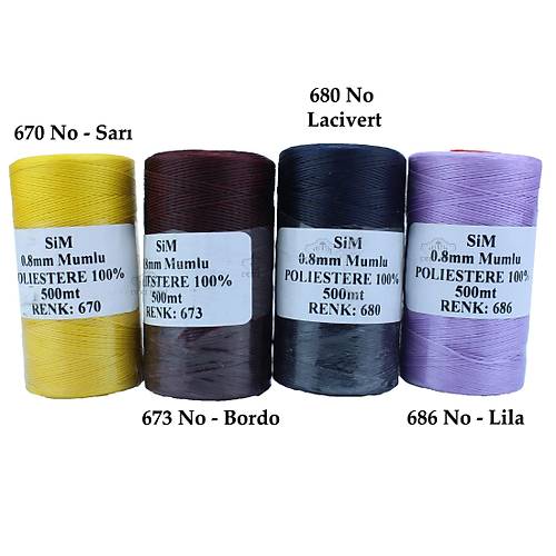 Mumlu p 0.8 mm p 500 mt - Deri Hobi
