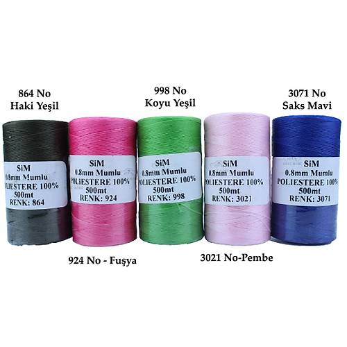 Mumlu p 0.8 mm p 500 mt - Deri Hobi