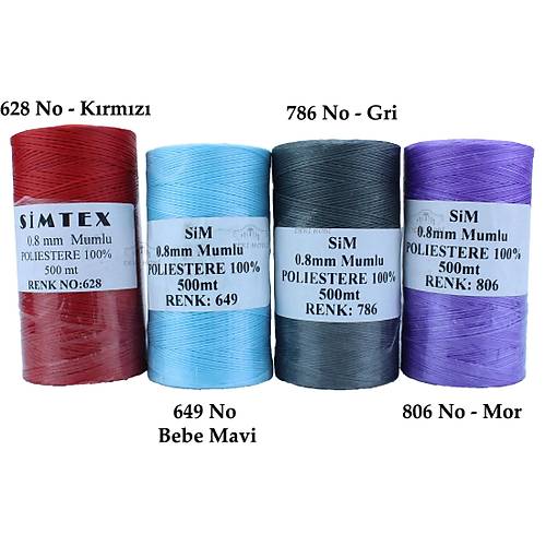 Mumlu p 0.8 mm p 500 mt - Deri Hobi