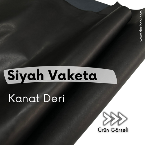 0,8-1 mm 110 Desi Siyah - Vaketa Deri