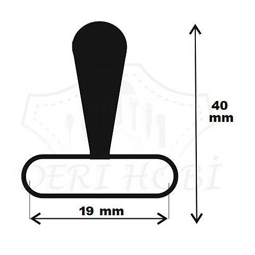 Mini Kanca 2 cm - Deri Hobi