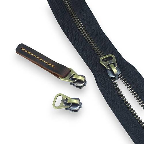 F�r�al� Antik Fermuar Ba�l��� - K�rs�r -  Elcik 1 Adet