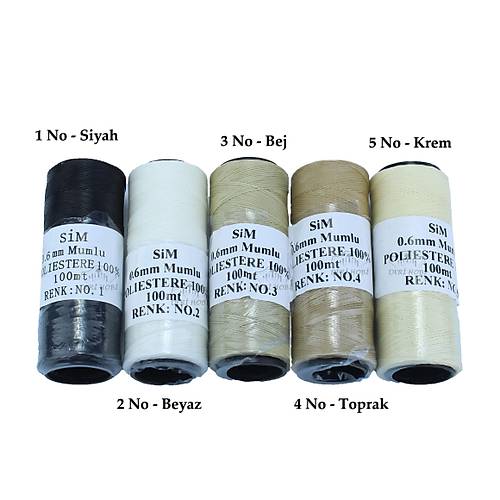 Mumlu p 0.6 mm p 100 mt - Deri Hobi