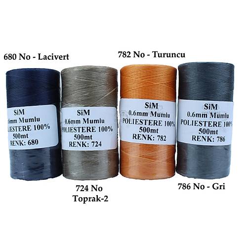 Mumlu p 0.6 mm p 500 mt - Deri Hobi