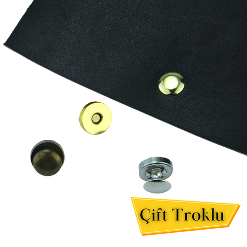 ift Troklu Mknats 14 mm - 10 Takm - Deri Hobi