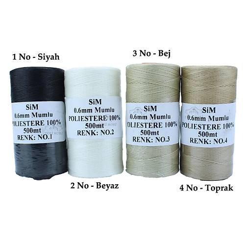 Mumlu p 0.6 mm p 500 mt - Deri Hobi