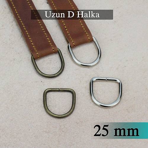 D Halka 2.5 cm Uzun - Deri Hobi