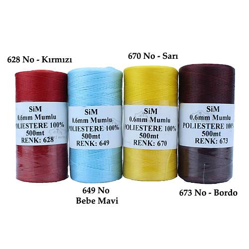 Mumlu p 0.6 mm p 500 mt - Deri Hobi