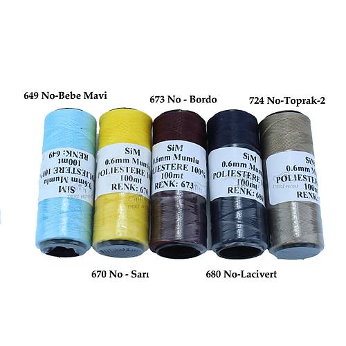 Mumlu p 0.6 mm p 100 mt - Deri Hobi