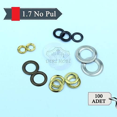 1.7 No Kugz  Pulu - 100 lu - Deri Hobi