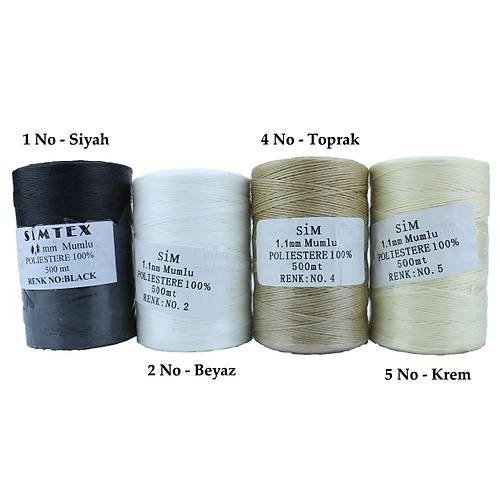 Mumlu p 1,1 mm p 500 mt - Deri Hobi