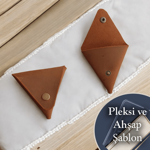 Bozuk Para Czdan ablonu - Deri Hobi