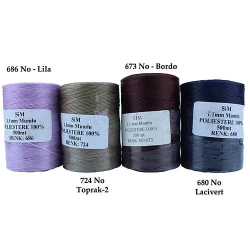 Mumlu p 1,1 mm p 500 mt - Deri Hobi