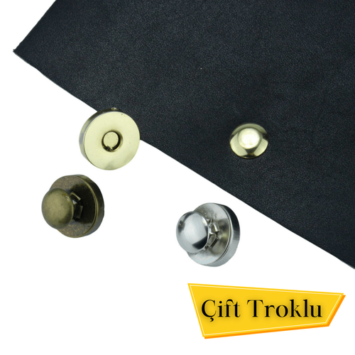 ift Troklu Mknats 18 mm - 10 Takm - Deri Hobi