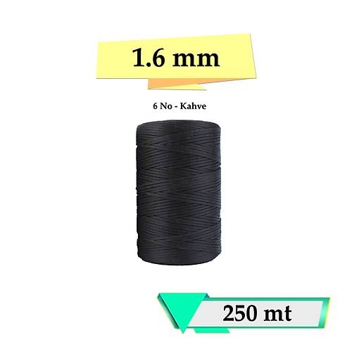 Mumlu �p 1,6 mm �p 5 mt - Deri Hobi