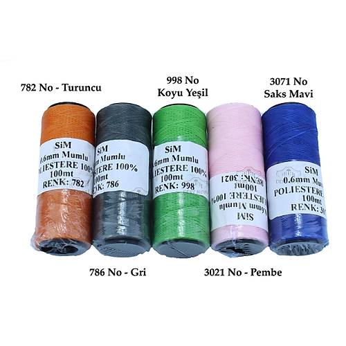 Mumlu p 0.6 mm p 100 mt - Deri Hobi