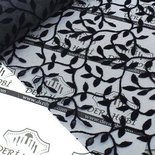 C�zdan - Kartl�k Filesi - Desenli Siyah