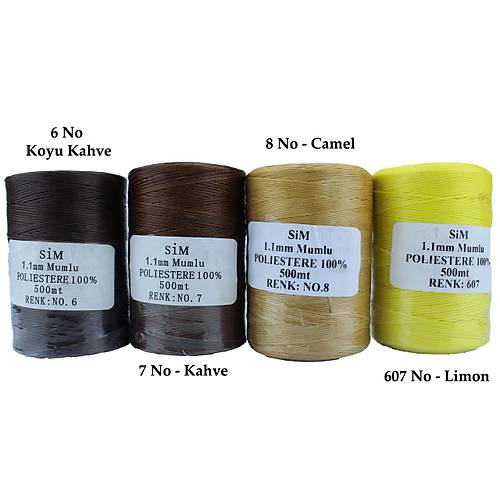Mumlu p 1,1 mm p 500 mt - Deri Hobi