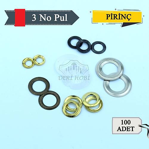 Pirin� 3 No Ku�g�z�  Pulu - 100 lu - Deri Hobi