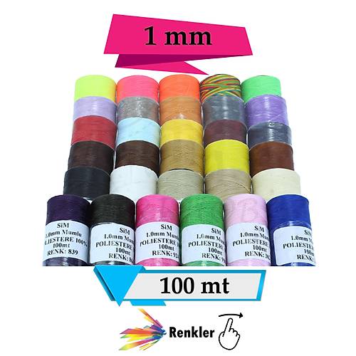 Mumlu p 1 mm p 100 mt - Deri Hobi