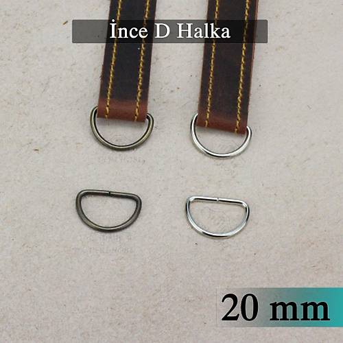 D Halka 2 cm - nce - Deri Hobi