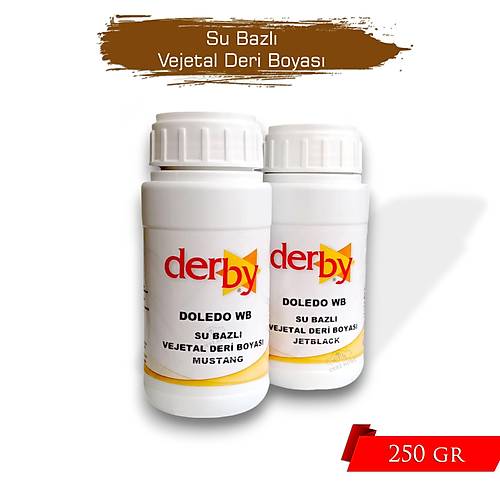 250 gr - Derby Su Bazl Vejetal Deri Boyas - Deri Hobi