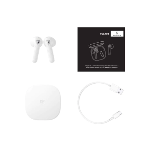 Soundpeats TrueAir2 Beyaz | Hafif ve Kompakt Tasarım