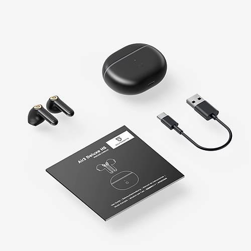 Soundpeats Air3 Deluxe HS Mat Siyah | Kusursuz Görüşme