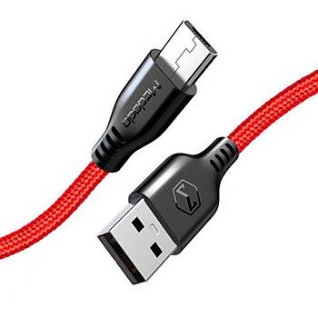 MCdodo CA-5162 Micro USB Data arj Kablosu Krmz