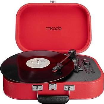 Mikado Nostalgia MN-101 Pikap Kırmızı Usb+RCA+Bluetooth Müzik Kutu