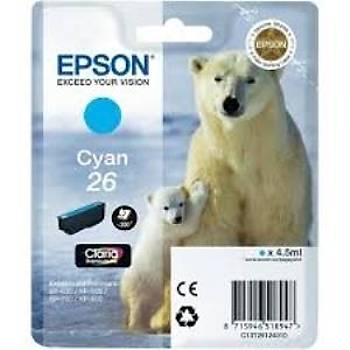 Epson T2612 (26)  Xp600, 700, 800 Mavi Kartu