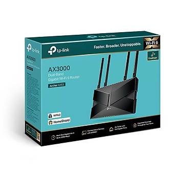 TP-Link Archer AX53 Ax 3000 Mbps t ift Bantl Ggabit Wi-Fi 6 Router