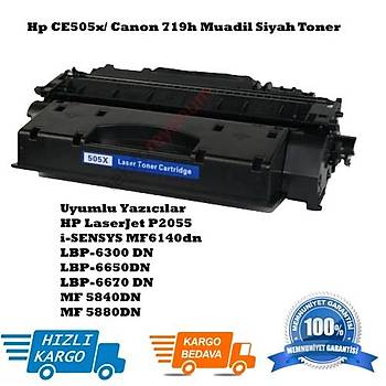 Hp CE505X /Canon 719H Muadil Siyah Toner (05X)