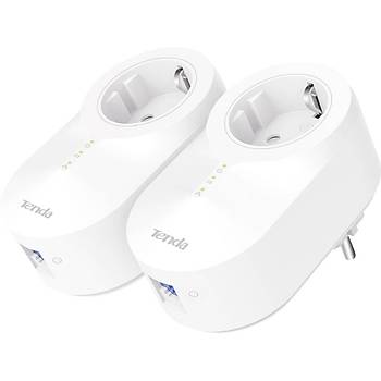 Tenda PH6 AV1000 Gigabit Passthrough Powerline Adaptr Kit Beyaz