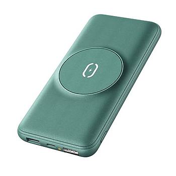 Mcdodo MC-8641 MagSafe PD QC3.0 20.000mAh Kablosuz Powerbank Yeil