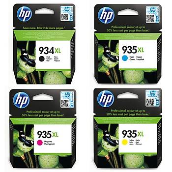 HP 934XL/935XL 4L Kartu Seti BK CLR X4E14AE  OfficeJet 6230 6830